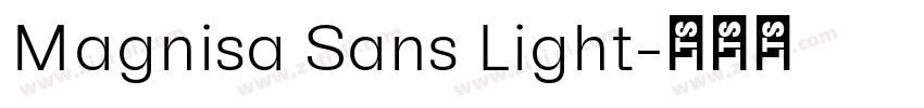 Magnisa Sans Light字体转换